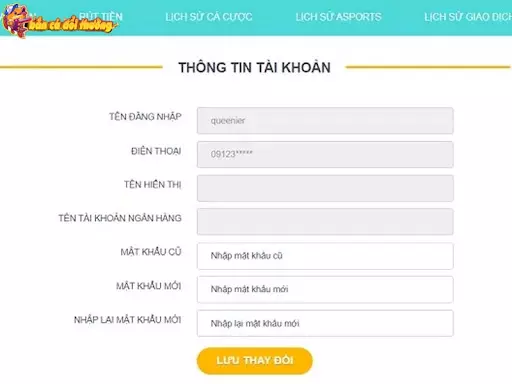 Rút tiền thần tốc từ Five88 về bank Rút tiền thần tốc từ Five88 về bank