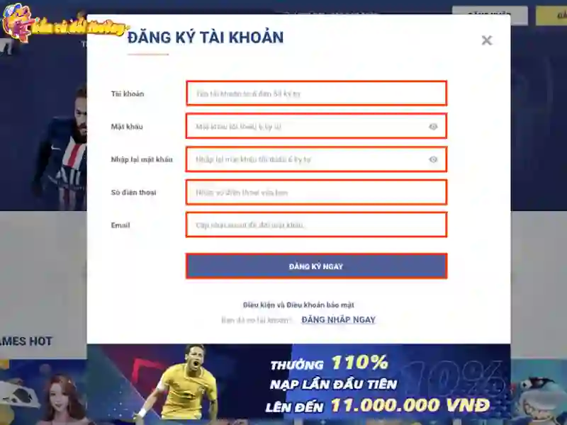 Hướng dẫn đăng ký tài khoản Sky88 Hướng dẫn đăng ký tài khoản Sky88