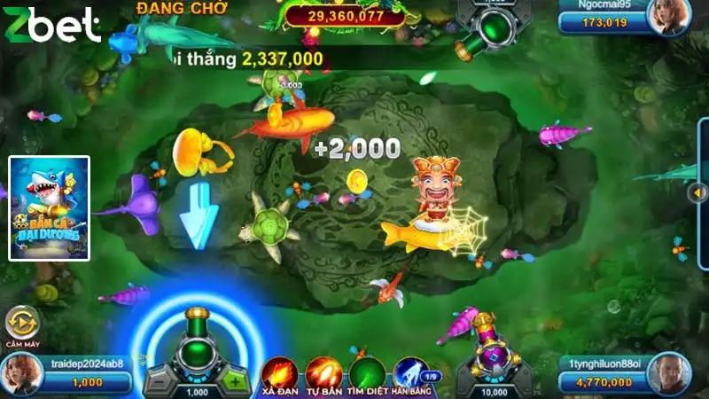 Bắn cá đổi thưởng đại dương sở hữu nhiều loại vũ khí Bắn cá đổi thưởng đại dương sở hữu nhiều loại vũ khí