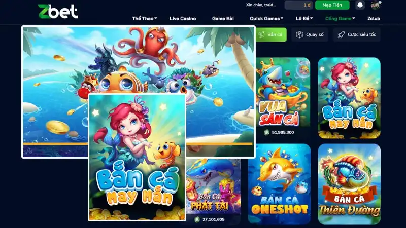 Bắn cá đổi thưởng may mắn gameplay hay ho Bắn cá đổi thưởng may mắn gameplay hay ho