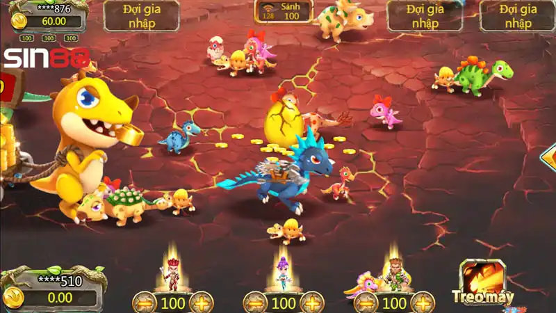 Trò chơi Bắn khủng long có nhiều loại sinh vật đẹp Trò chơi Bắn khủng long có nhiều loại sinh vật đẹp