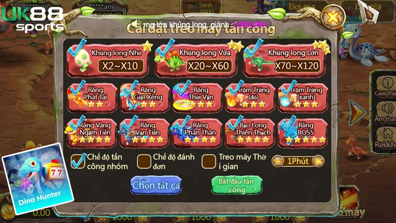 Áp dụng chiến thuật bắn nhanh tiêu diệt nhiều khủng long Áp dụng chiến thuật bắn nhanh tiêu diệt nhiều khủng long