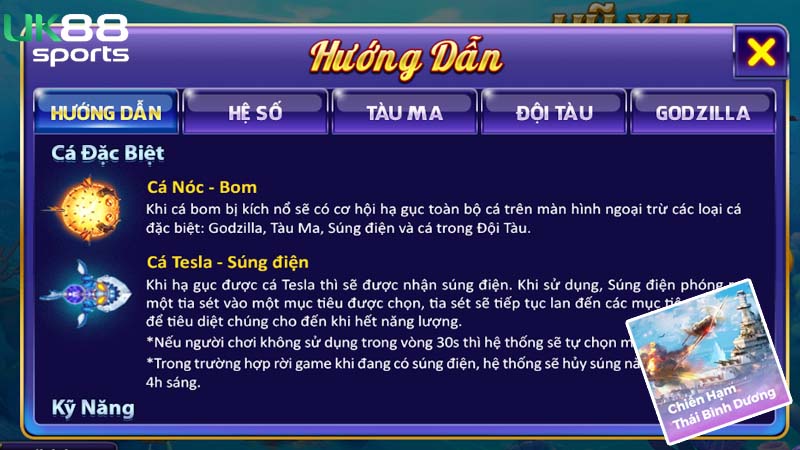Cược thủ bắn cá đổi thưởng phải nắm được tính năng game Cược thủ bắn cá đổi thưởng phải nắm được tính năng game