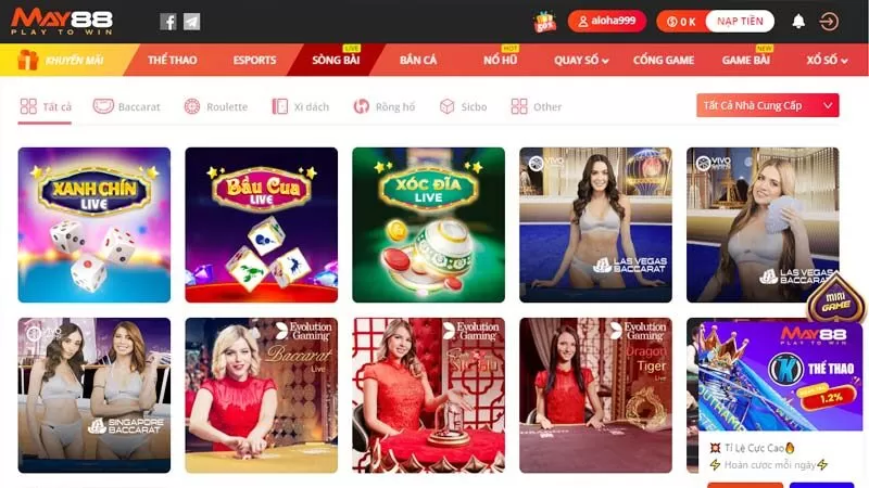 Nhà cái May88 được các cược thủ ưa thích Nhà cái May88 được các cược thủ ưa thích