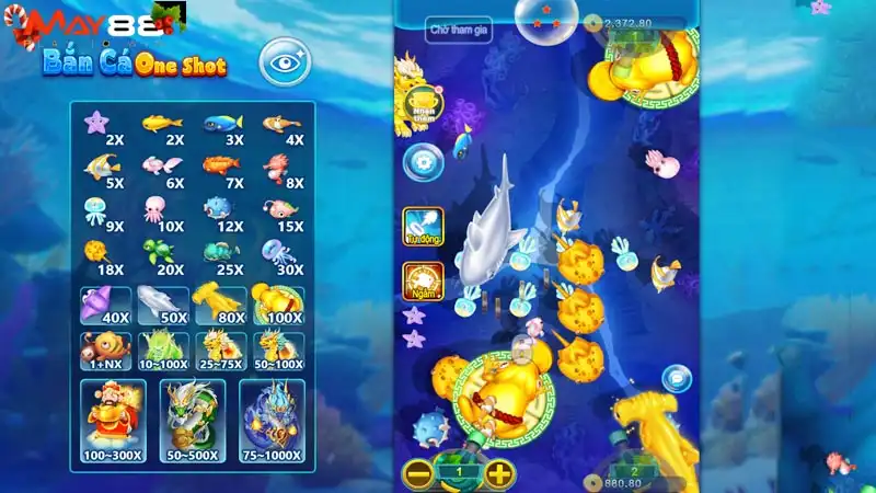 Chơi game Bắn cá oneshot một cách có kiểm soát và kiên trì