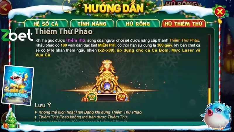 Bắn cá đại dương mẹo chọn vũ khí phù hợp