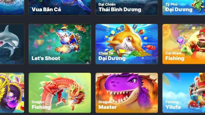 Trò chơi mới lạ - Dragon Master bắn cá